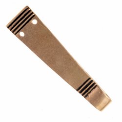 [09 End Got 2] Wikinger-Riemenzunge von Gotland - 2 cm