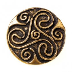 Zierniete „Triskelion“ (S) – Keltisches Symbol für den ewigen Wandel