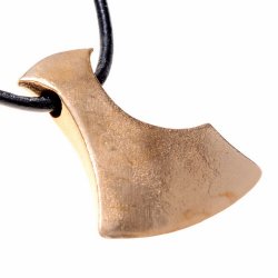 Wikinger-Bartaxt-Amulett aus Bronze – Replik eines nordischen Macht- und Schutzsymbols