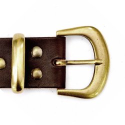 Klassischer Gürtel 4 cm - Spaltleder
