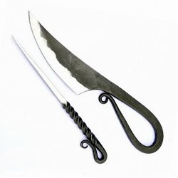[02 M-EZ 3 - Do] Männer-Messer der Germanen mit Dorn