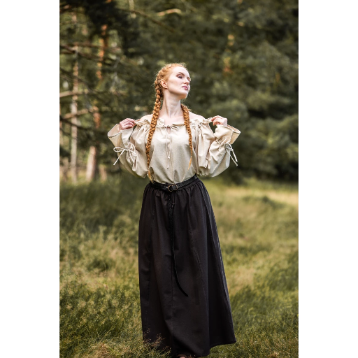 Mittelalterbluse "Morgan" Natur
