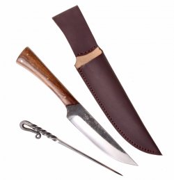 [02 M-AM 4 - Do] Mittelaltermesser - breit / mit Dorn