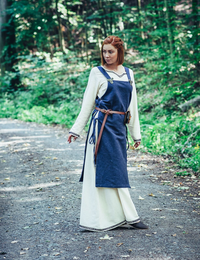 Wikinger-Überkleid „Aleiga“ – Zeitlose Eleganz in Blau