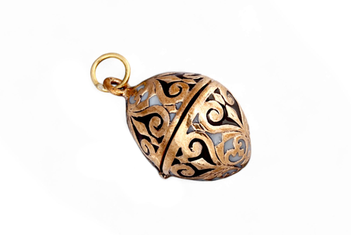 Medaillon Anastasia aus Bronze – Elfen Anhänger mit Geheimfach 3,5 cm