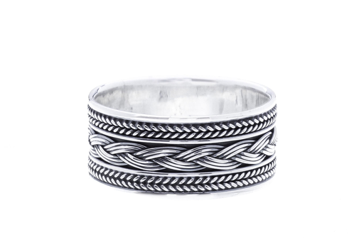 Wikingerring Wingard Silber 925 - Schmuck Accessoire für Historische Gewandungen, Reenactment und Liverollenspiel