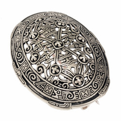 Wikinger Fibel Schalenfibel klein - kleine Schalenfibel