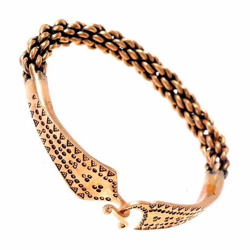 Armring "Malvik" - groß - aus Bronze nach einem Fund aus Norwegen