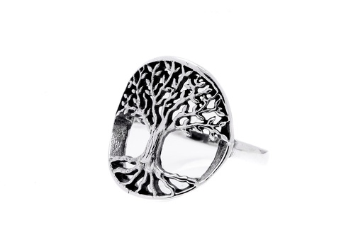 [r374] LINGARD Ring aus Silber – Keltischer Baum des Lebens Damenring 1,7 cm