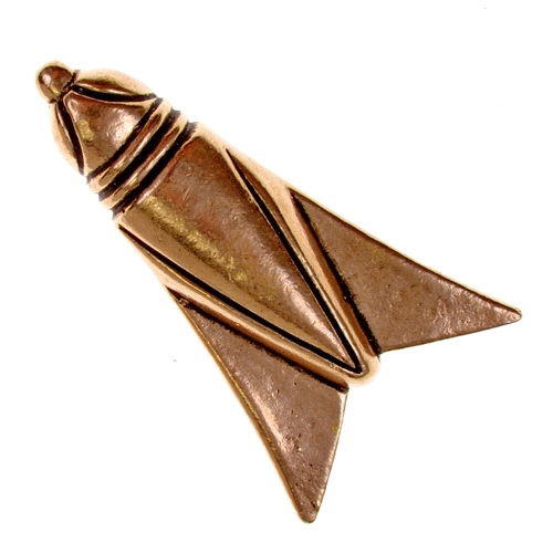 Zikaden Fibel aus Bronze aus Pannonien