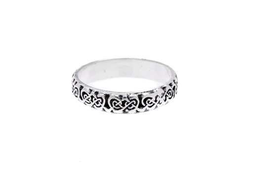 Aileen Silber 925 Ring im keltischen Stil - Schmuck Accessoire für Historische Gewandungen, Reenactment und Liverollenspiel