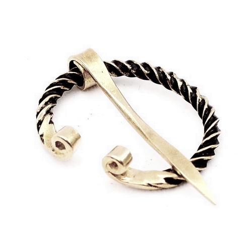 Replik einer kleinen Hufeisenfibel Wikinger Schmuck