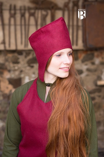 Magierhut Adis in Wolle Rot - Miss Viscid Designs von Burgschneider